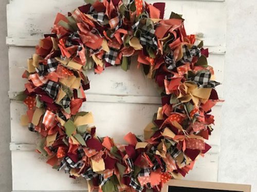 Fall Rag Wreath Art Kits