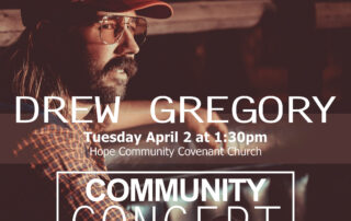 Drew Gregory Community Concert