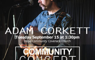 Community Concert-Adam Corkett